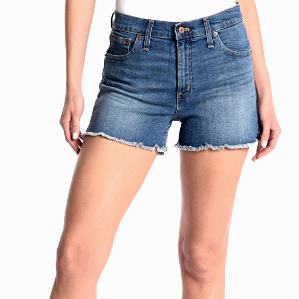 NWOT J.Crew Darker Denim High Rise Jean Shorts